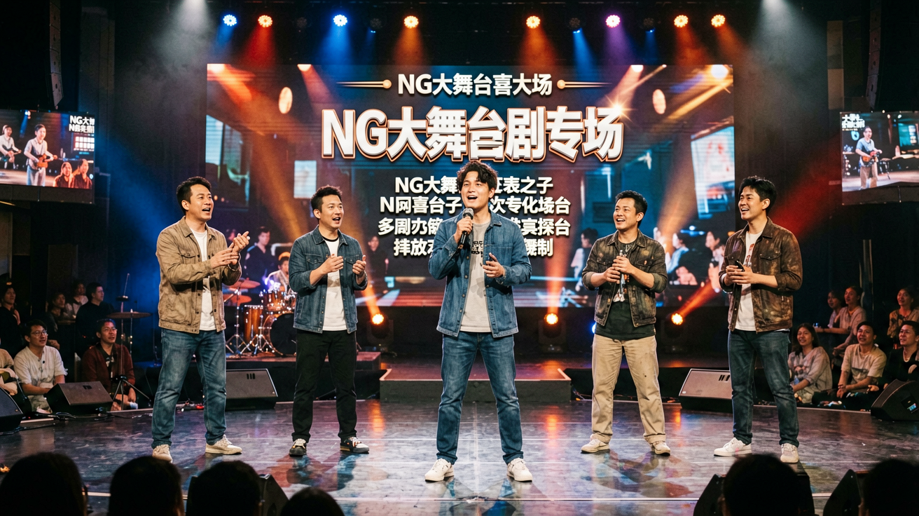 NG大舞台喜剧专场：表演者在舞台上讲述原创段子
